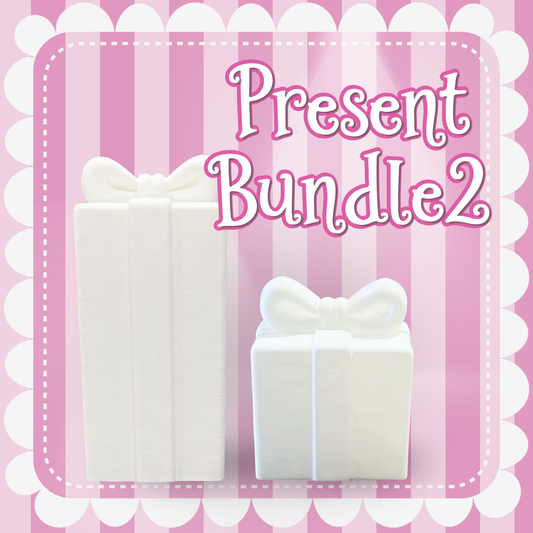 3D Mesh File - BUNDLE - Tall and Short Presents - Bows