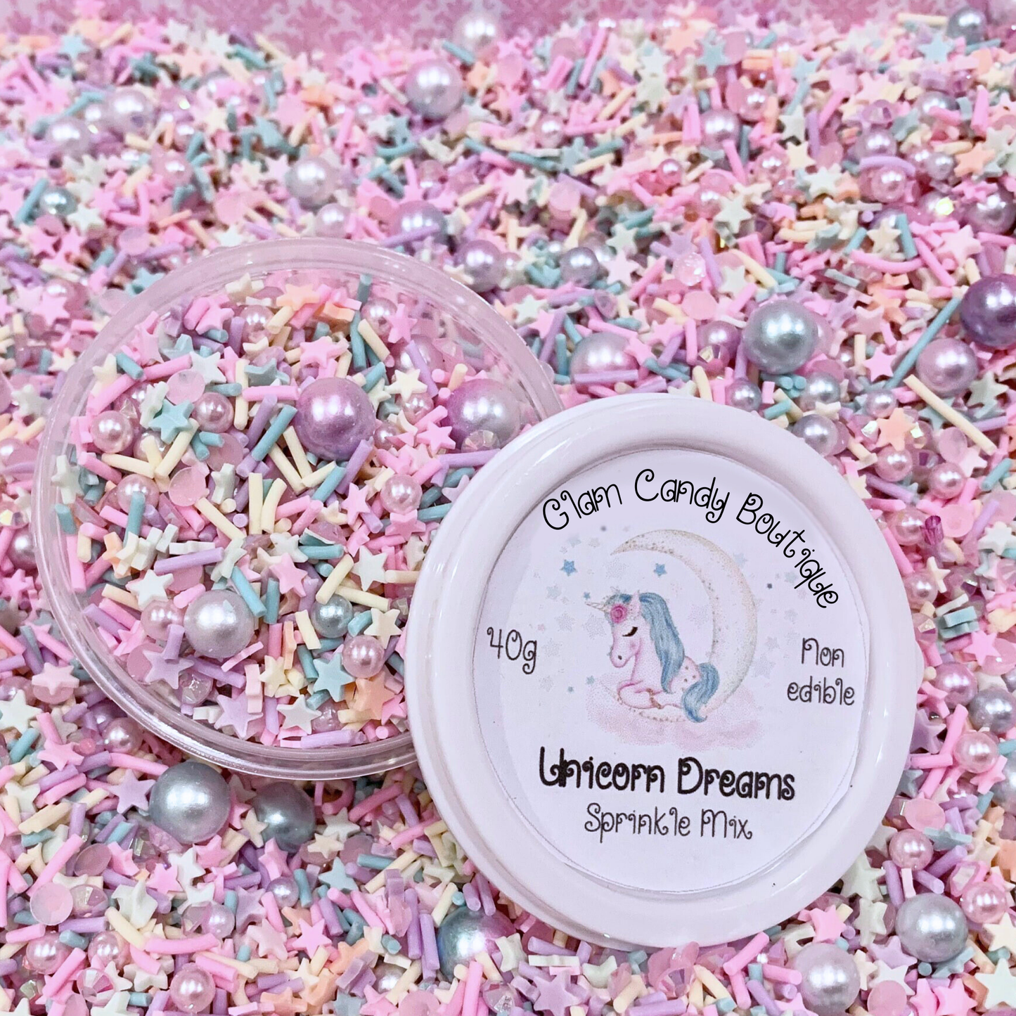 Unicorn Dreams Sprinkles, Fake Sprinkles, Pearl Sprinkles