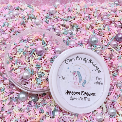 Unicorn Dreams Sprinkles, Fake Sprinkles, Pearl Sprinkles