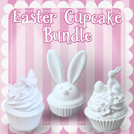 3D Mesh File - Bundle - MEMBERS ONLY -  Easter Cupcakes