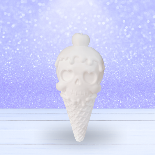 3D Mesh File - Skull Ice Cream Cherry