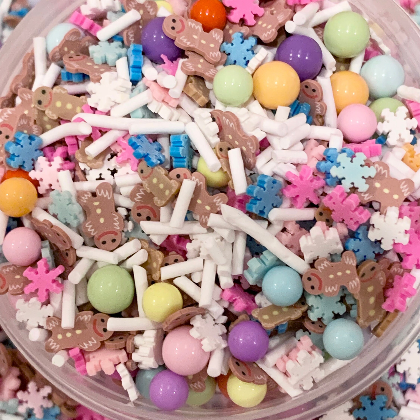 Gingerbread Candy Sprinkles, Fake Sprinkles, 40 Grams