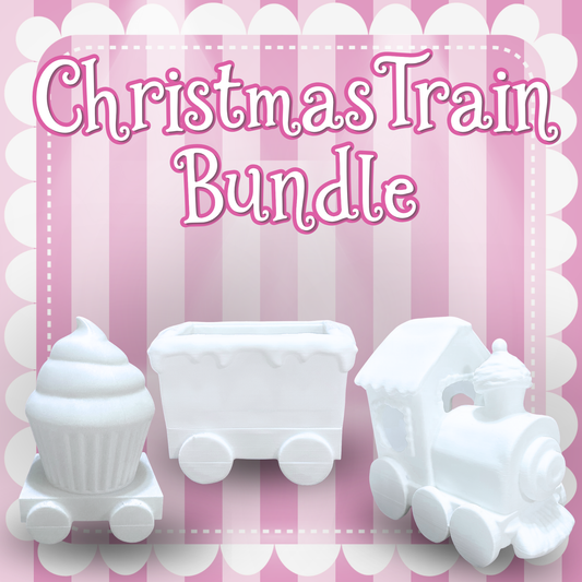 3D Mesh File - Bundle MEMBERS ONLY - Christmas Train