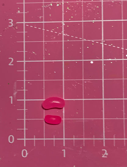 Fake Jelly Beans, Faux Jelly Beans, Jelly Bean Cabochons, Choice of 2 Sizes, Set of 27