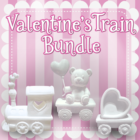 3D Mesh File - Bundle MEMBERS ONLY - Valentine's Train