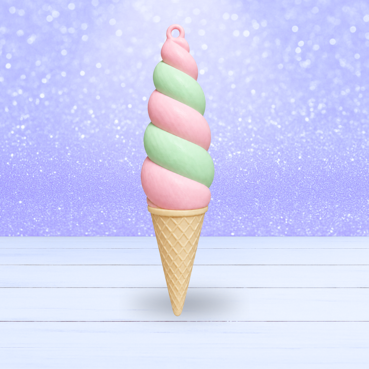 3D Mesh File - Swirl Cone