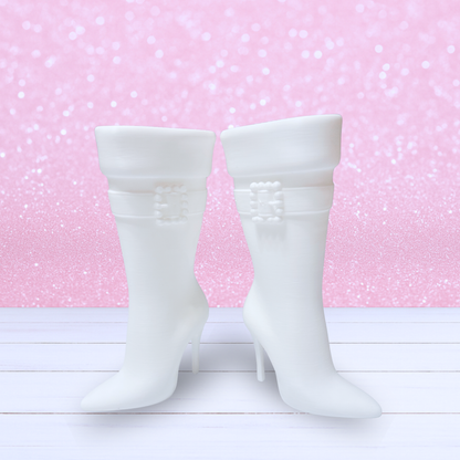 Mrs Claus Sassy Boots - Made-to-Order - Set of 2 Left and Right