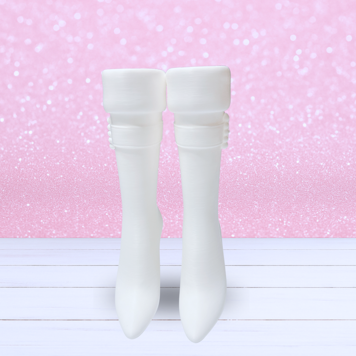 Mrs Claus Sassy Boots - Made-to-Order - Set of 2 Left and Right