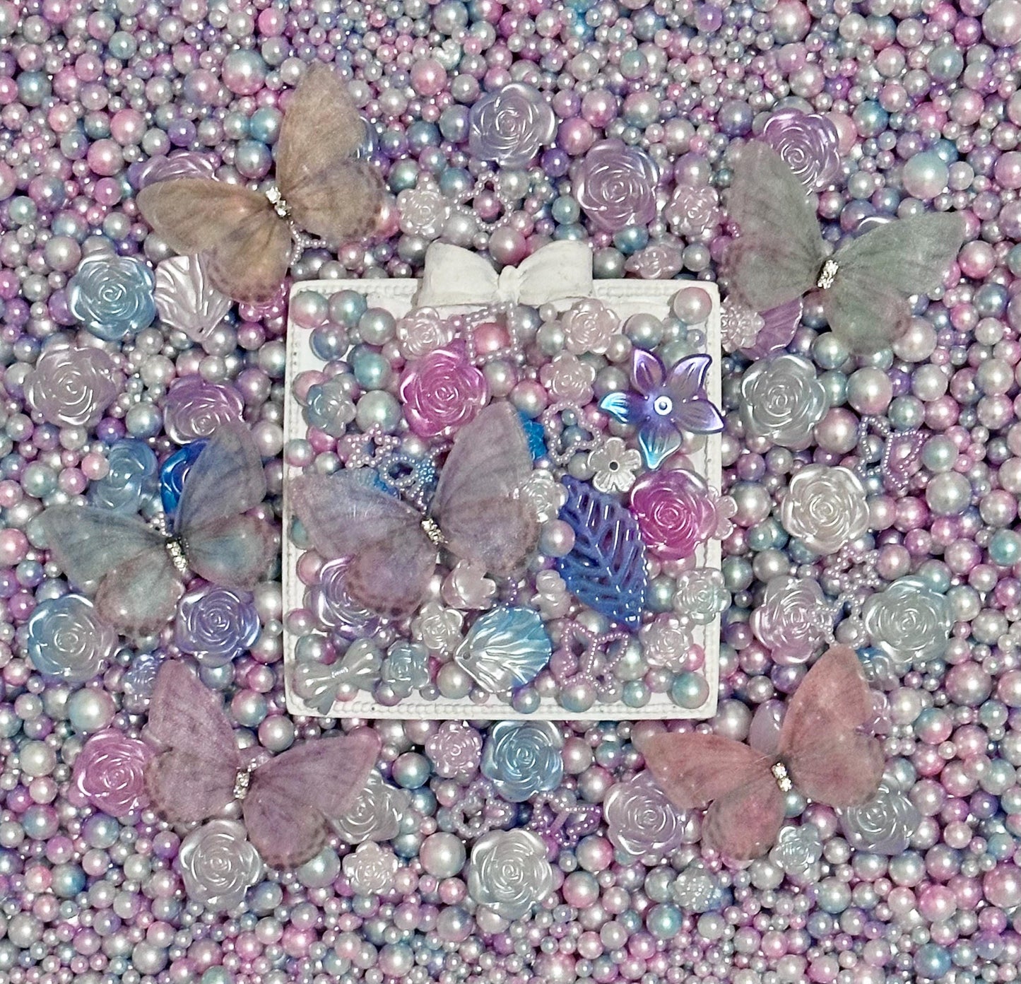 Glimmer Garden Bundle, Butterflies, Pearls, and Beads