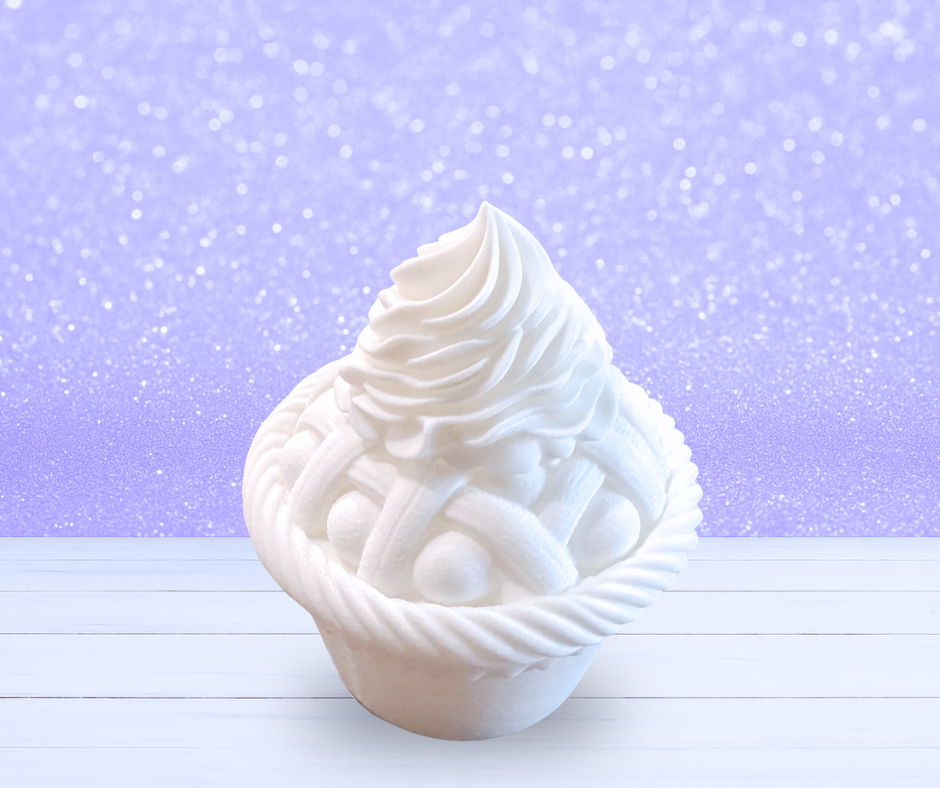 3D Mesh File - MEMBERS ONLY - Strawberry Pie Cupcake