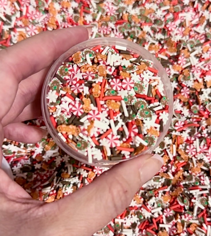 Warm Gingerbread Sprinkles, Fake Sprinkles, Christmas Sprinkles