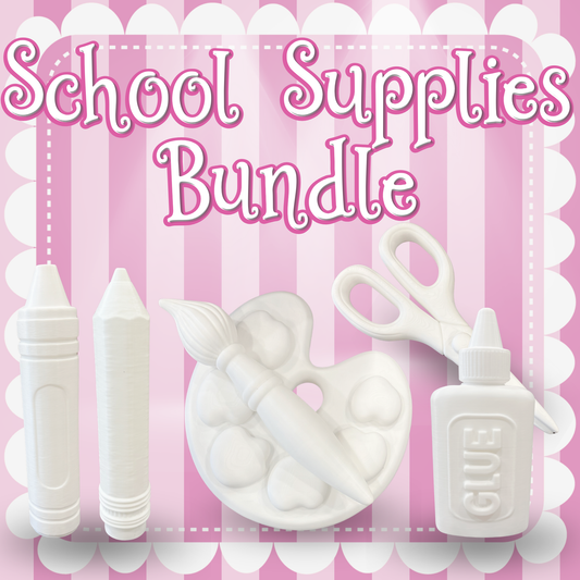 3D Mesh File - School Supply Bundle