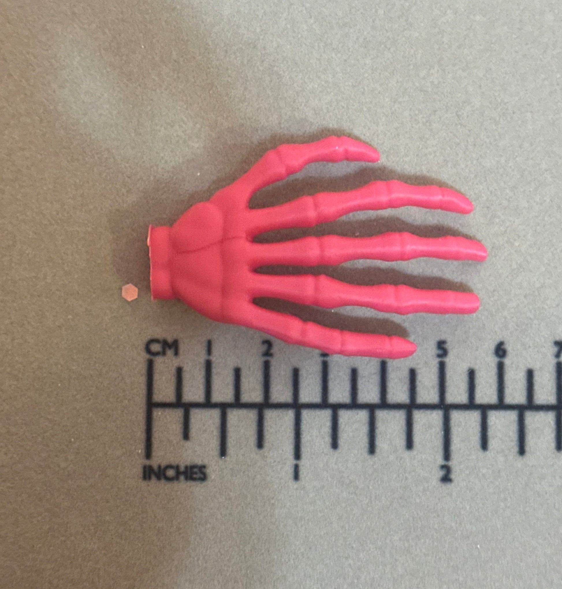 Mini Hot Pink Skeleton Hands - Set of 8