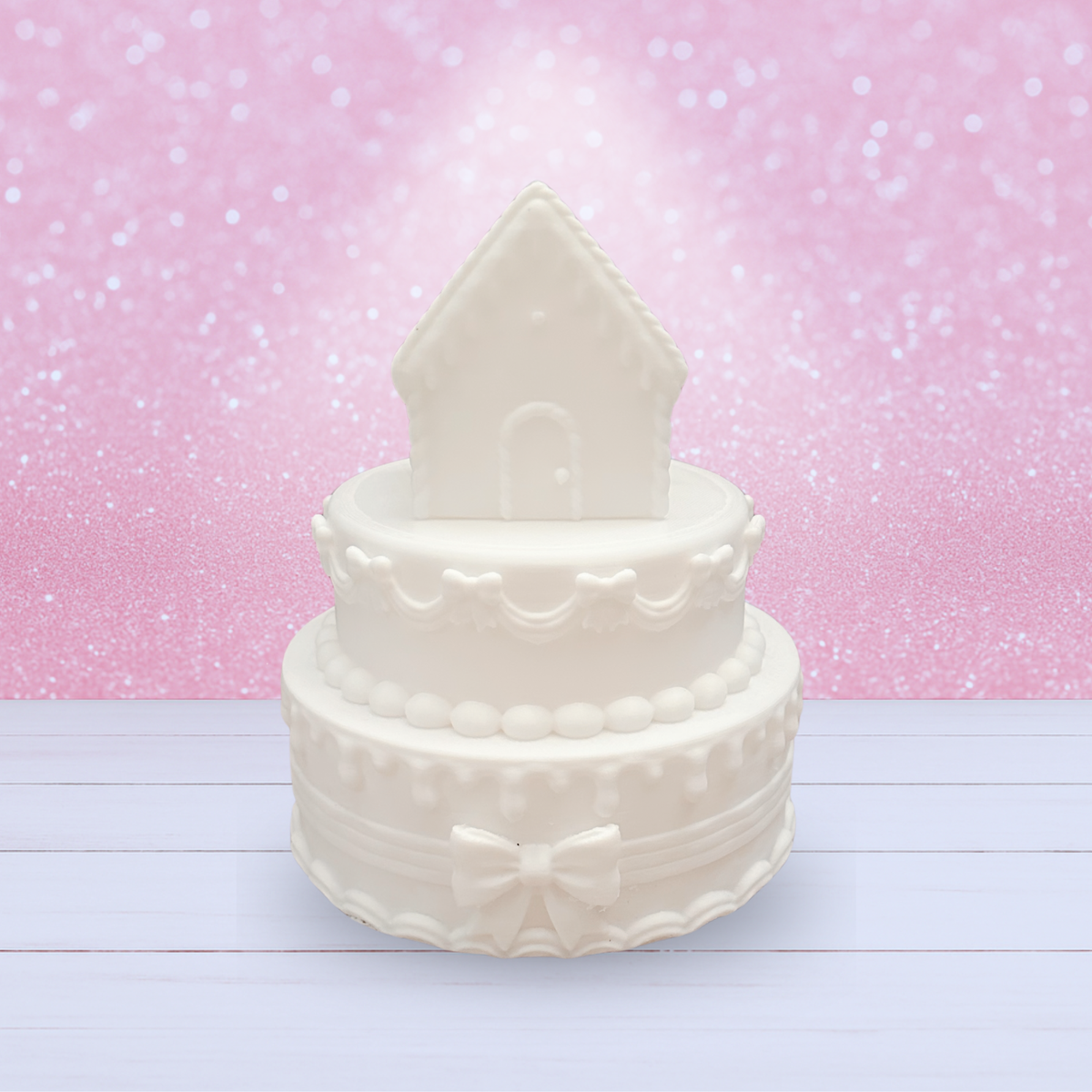 Gingerbread 3 Tier Christmas Cake