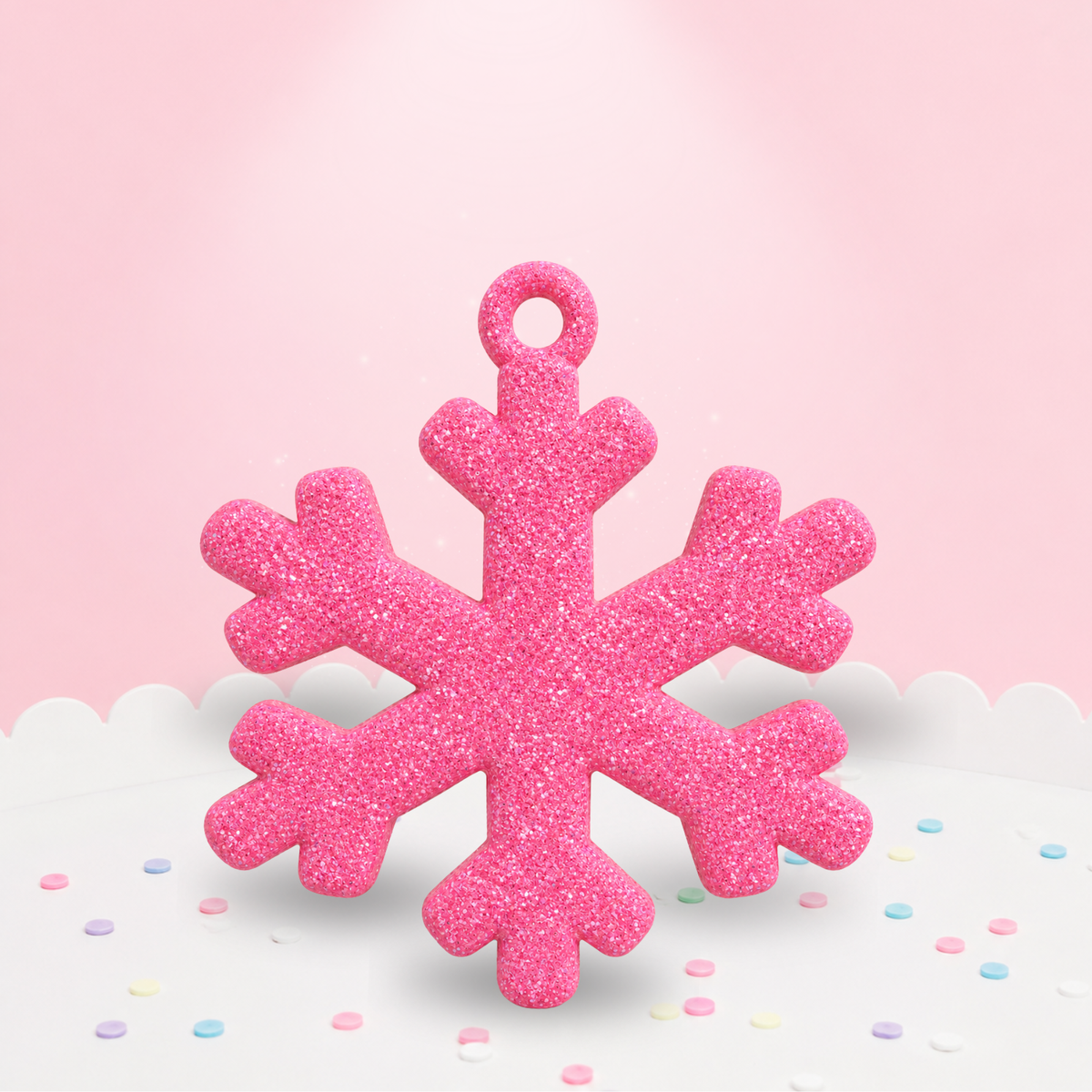 3D Mesh File - Snowflake Ornament and Figurine