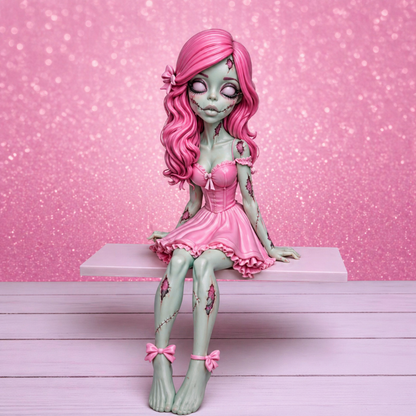 3D Printed Zombie Shelf Sitter - Made To Order