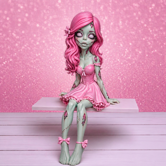 3D Printed Zombie Shelf Sitter - Made To Order