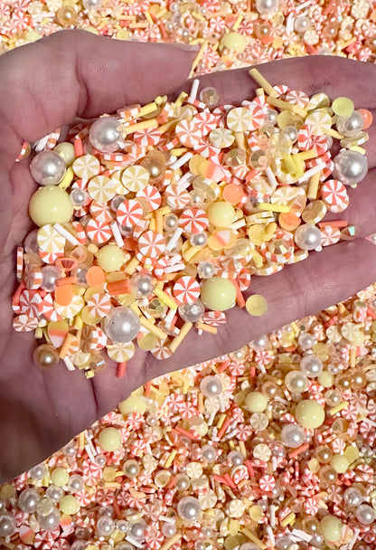 Candy Corn Cutie Sprinkles, Fake Sprinkles, 40 Grams
