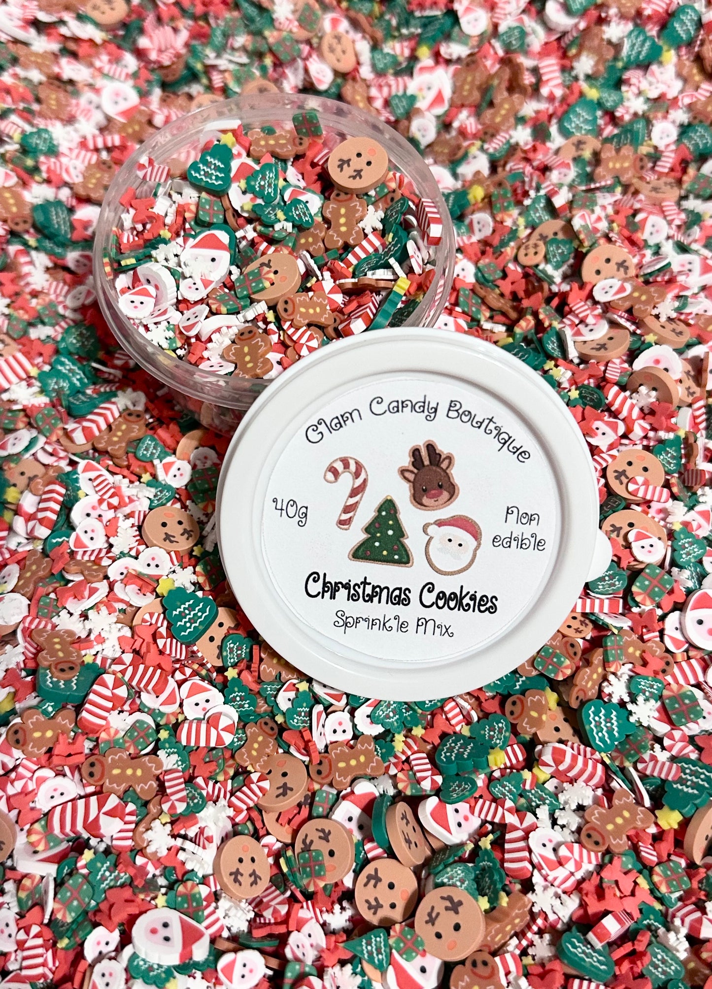 Christmas Cookies Sprinkles, Fake Sprinkles, Christmas Sprinkles