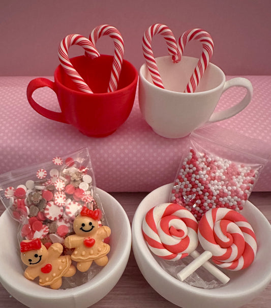 Cutie Cup Collection - Red Gingerbread Girl Bundle