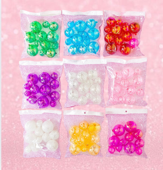 Set of 12 Cake Topper Bubbles, Fake Bubbles, Cauldron Bubbles