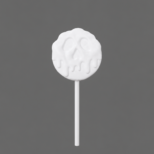 3D Mesh File - Melting Face Lollipop