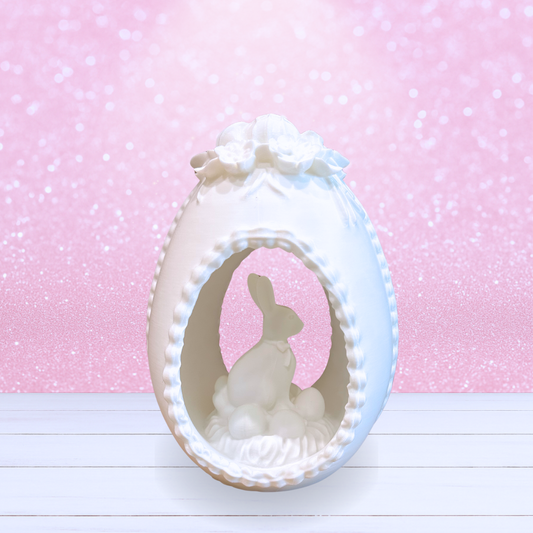 Sugar Egg with Bunny - Made-To-Order
