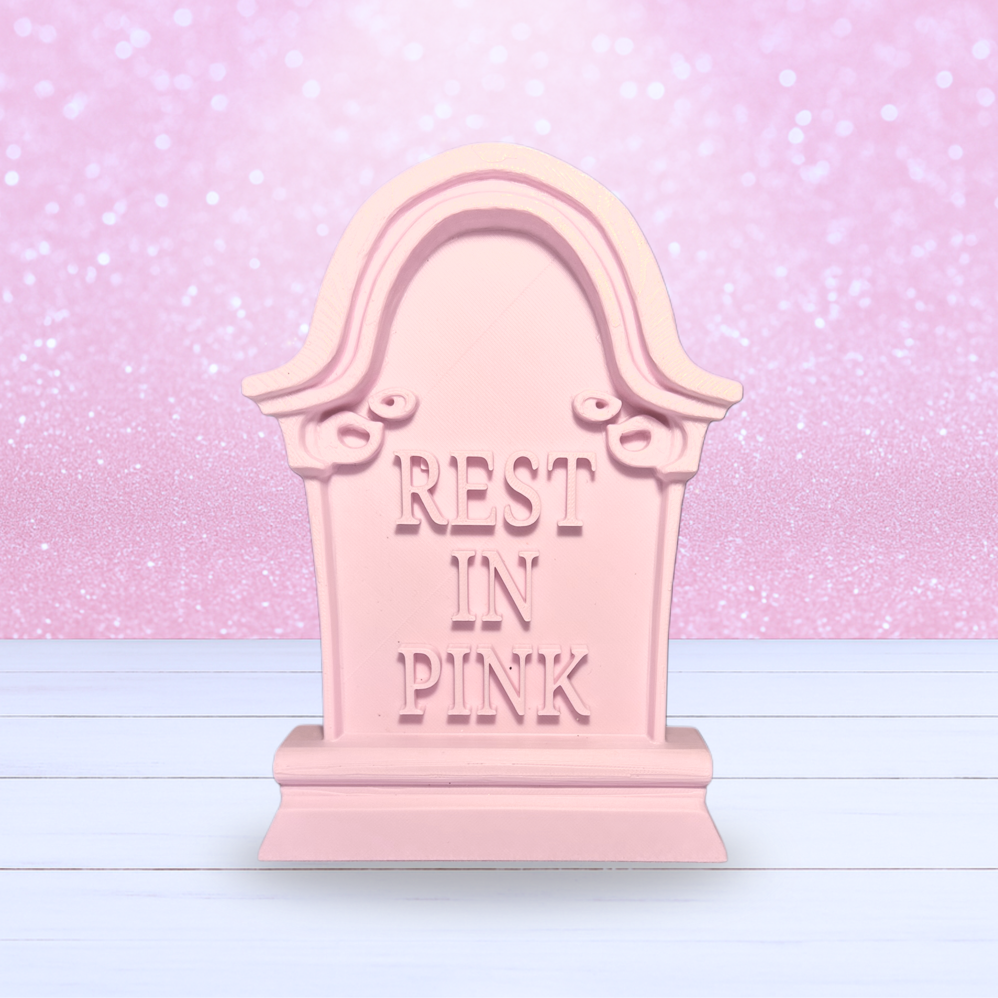 Pink Tombstone - Rest in Pink - Paintable - Made to Order – Glam Candy ...