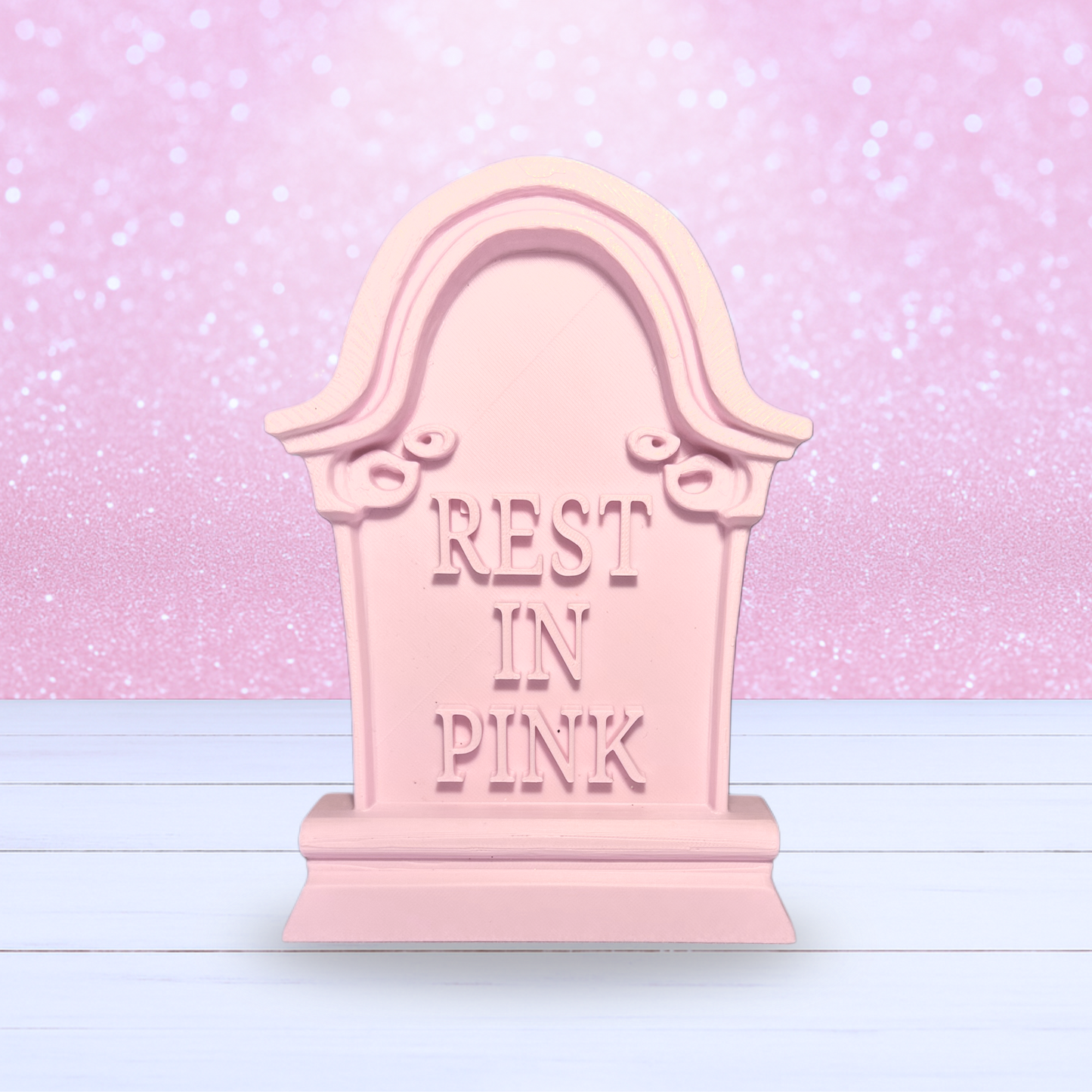 Pink Tombstone - Rest in Pink - Paintable - Available Soon!