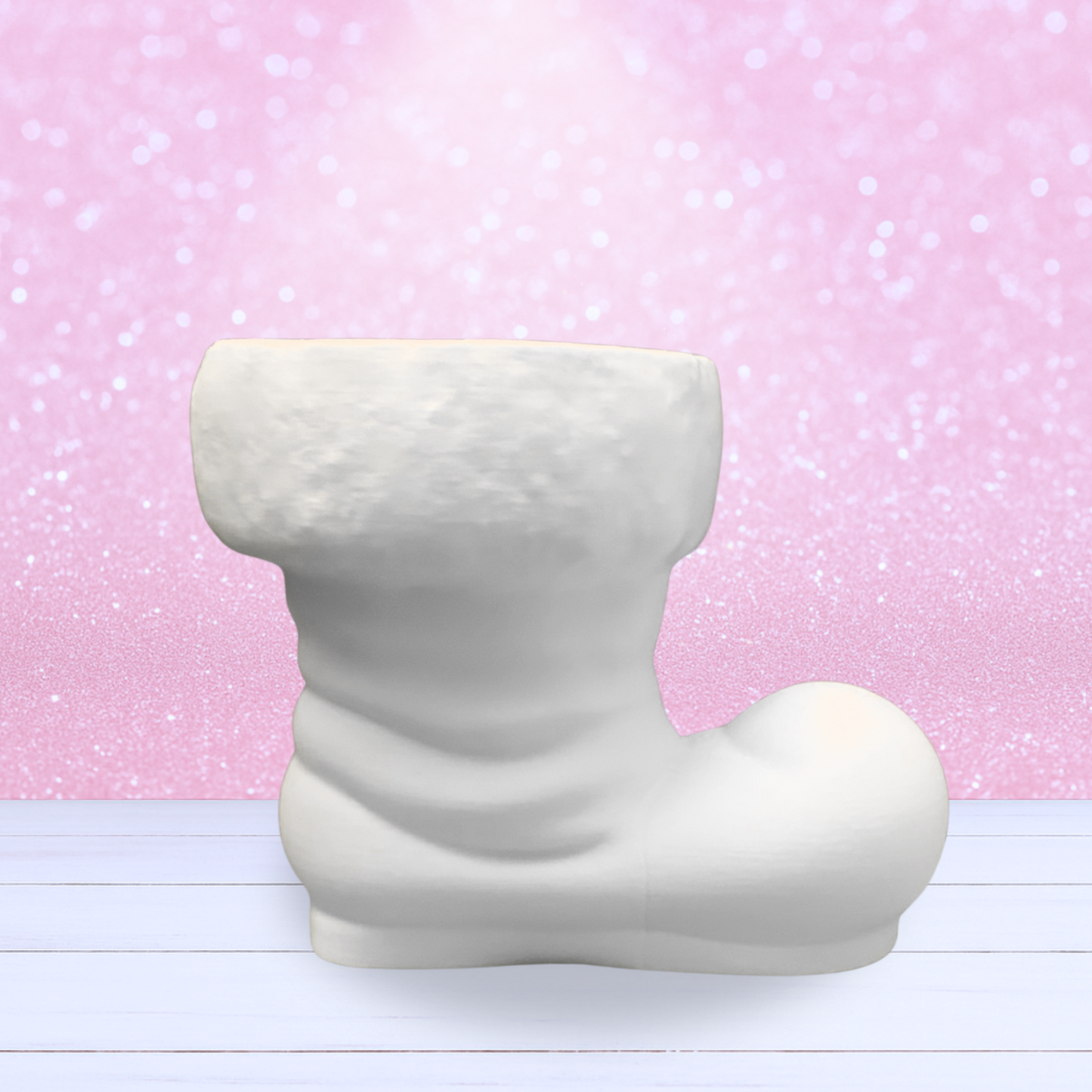 Fillable Paintable Santa Boot - Pre-Order - Available Soon!