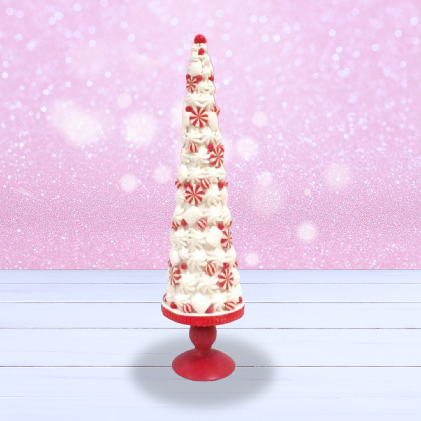 18 Inch Peppermint Tabletop Tree