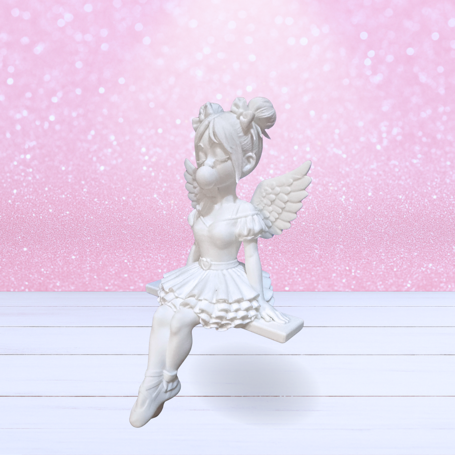 Girl Cupid Sitting - Made-to-Order