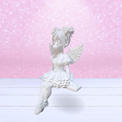 Girl Cupid Sitting - Made-to-Order