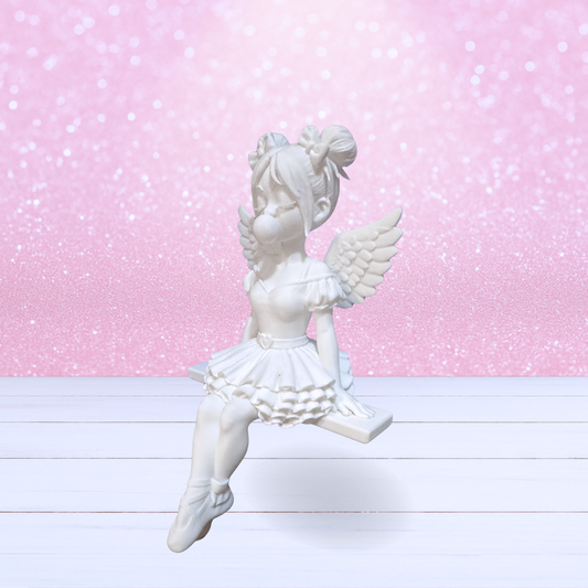 Girl Cupid Sitting - Made-to-Order