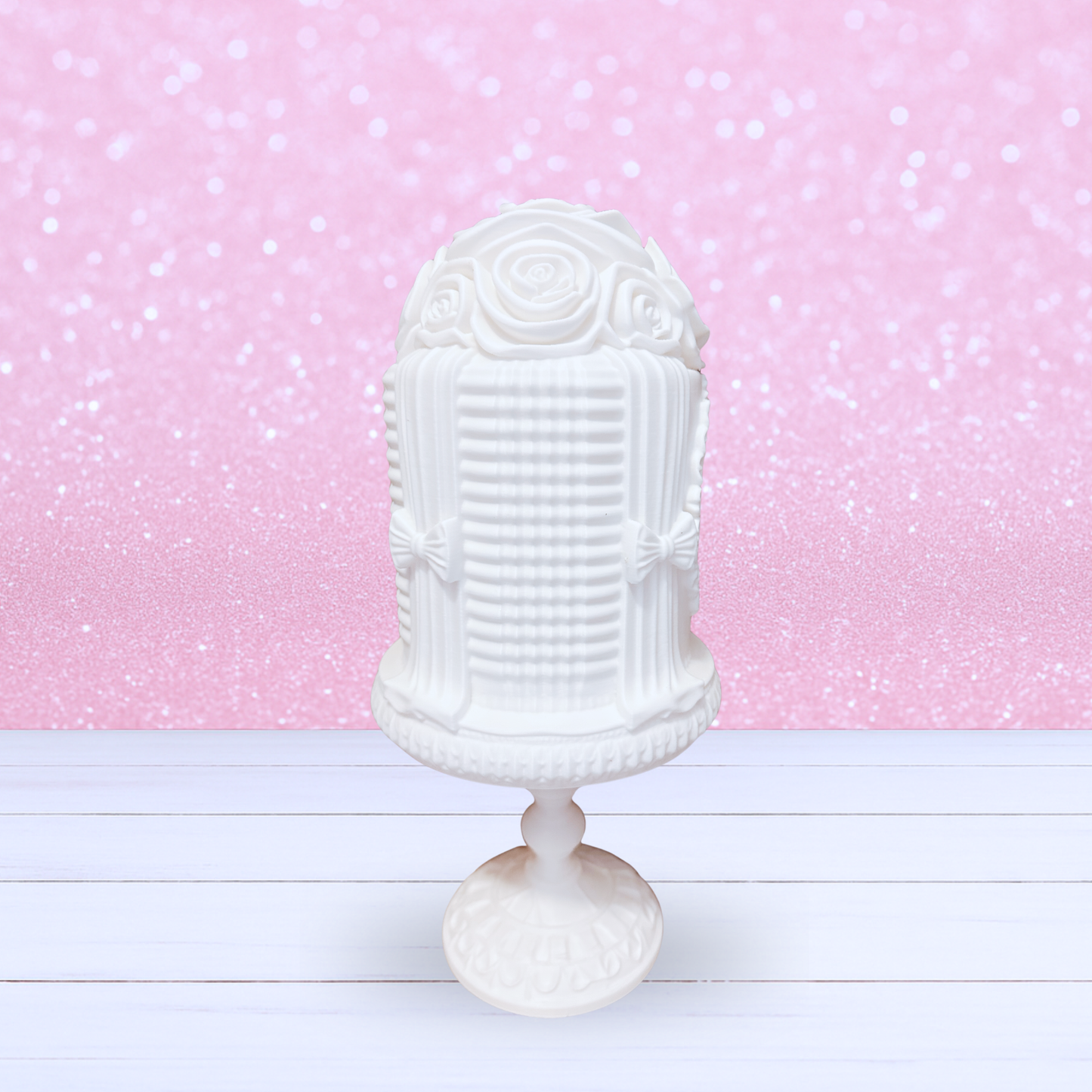 3D Printed Cameo Cake