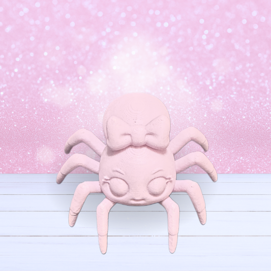 Pink Widow - Girly Spider - Paintable -