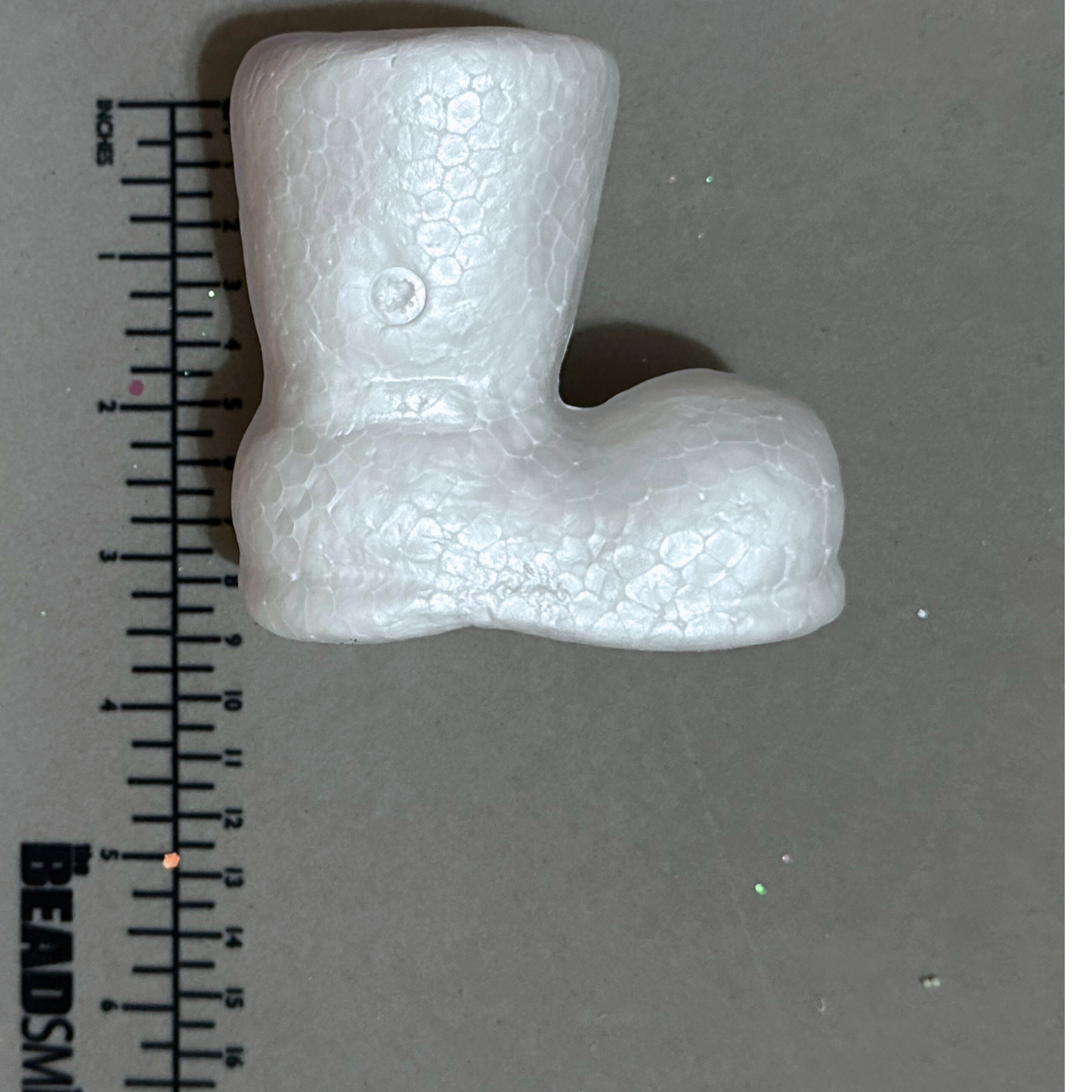 Polystyrene Santa Boots, Set of 4