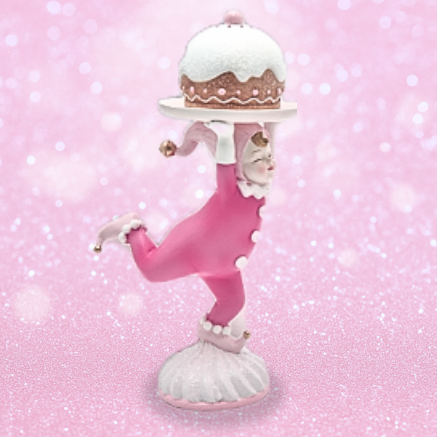 Set of 3 Pink Pastry Elves by December Diamonds