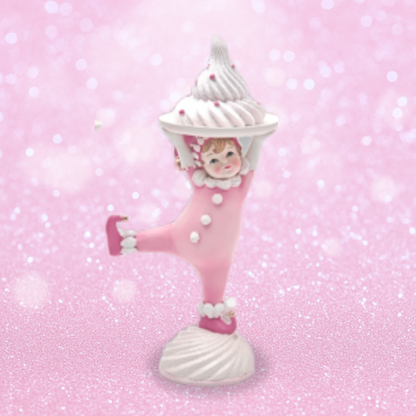 Set of 3 Pink Pastry Elves by December Diamonds