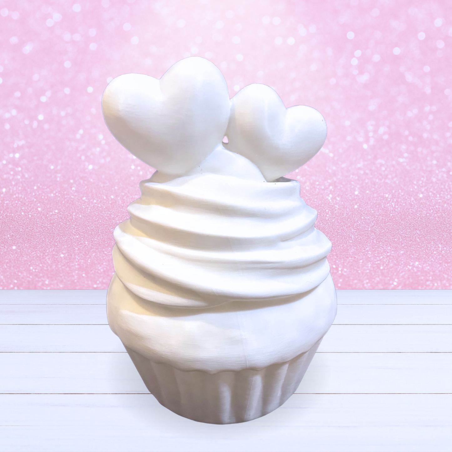 Double Heart Cupcake - Made-to-Order