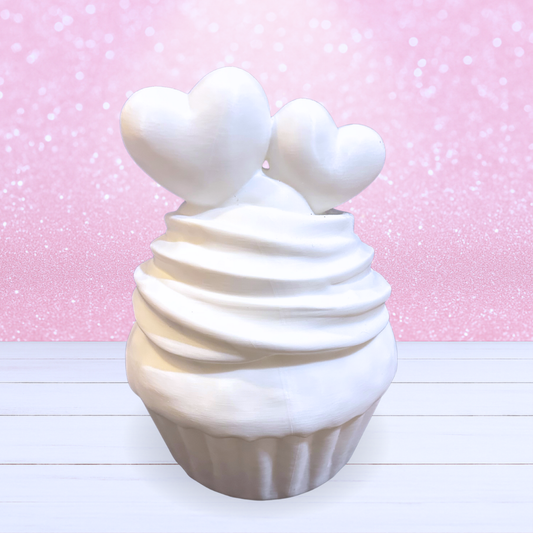 Double Heart Cupcake - Made-to-Order