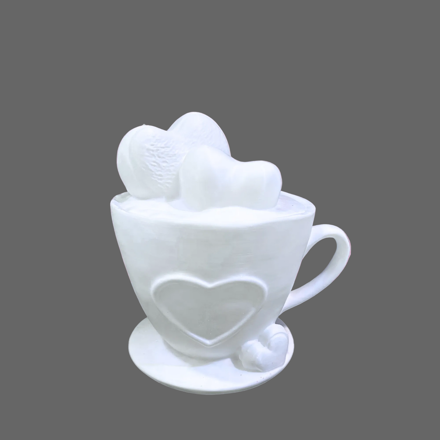 3D Mesh File - MEMBERS ONLY - Heart Cocoa Cup