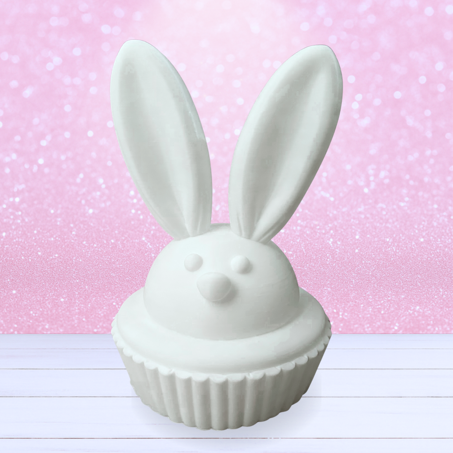 Bunny Cupcake with Ears - Made-To-Order - Up to 2 Weeks Creation Time