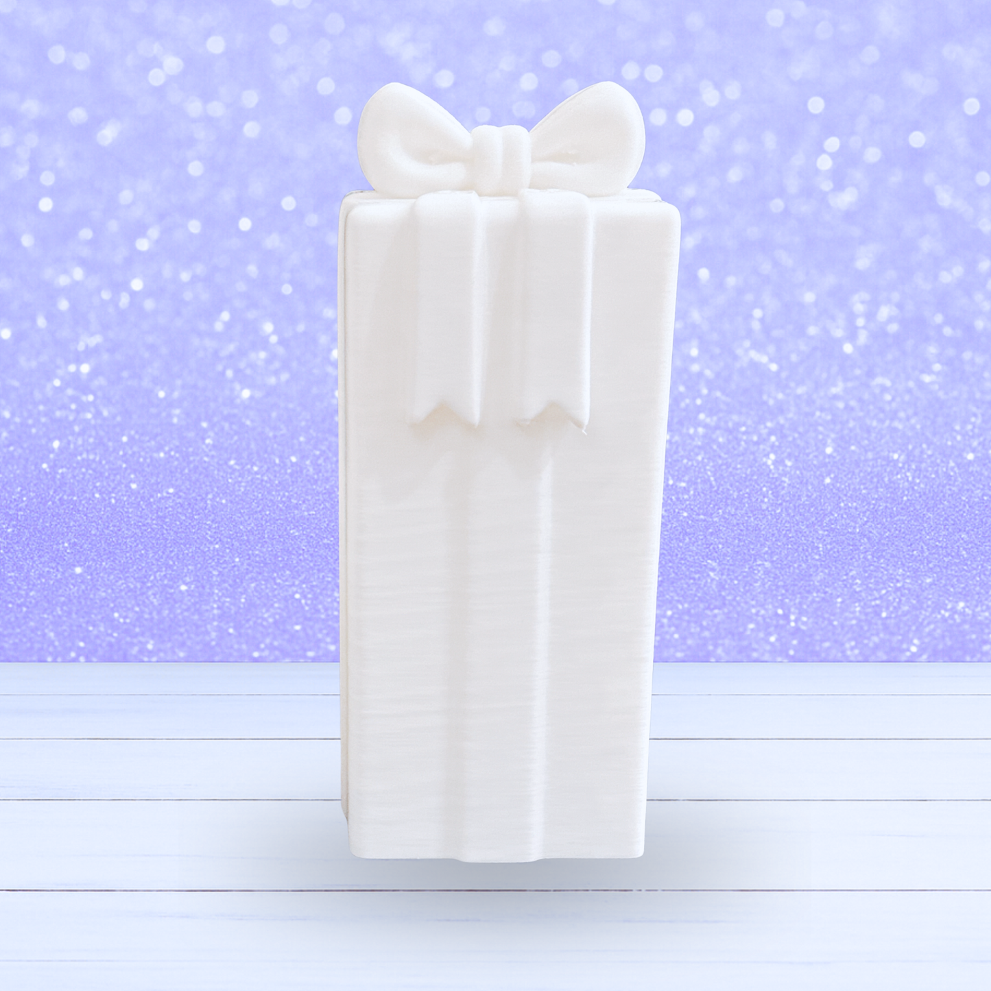 3D Mesh File - Tall Present Hanging Ribbons