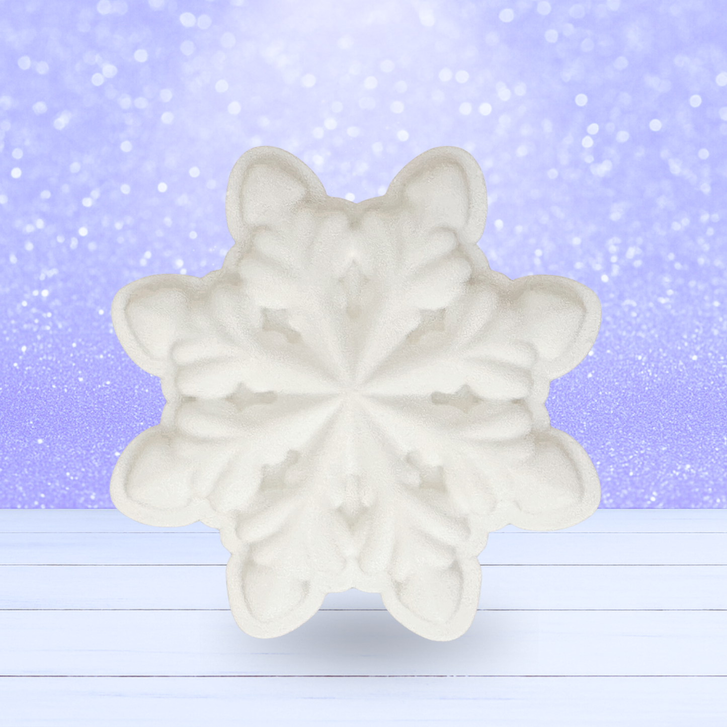3D Mesh File - Snowflake Cookie