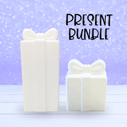 3D Mesh File - BUNDLE - Tall and Short Presents - Bows