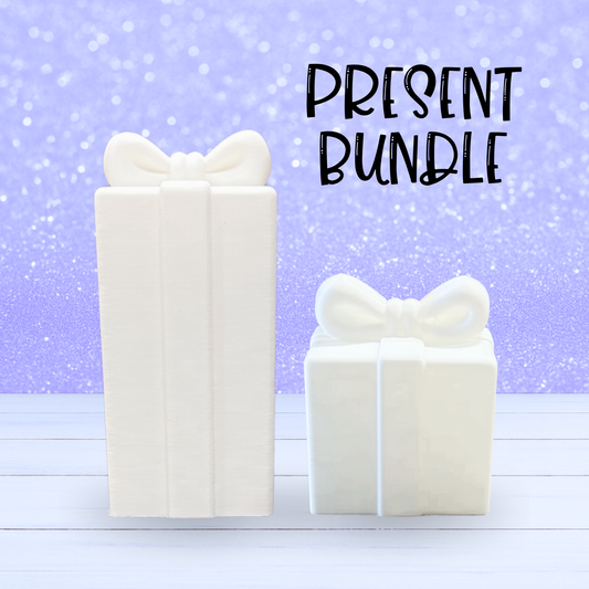 3D Mesh File - BUNDLE - Tall and Short Presents - Bows