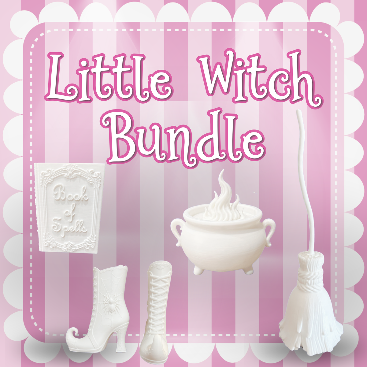 3D Mesh File - MEMBERS ONLY - Little Witch Bundle