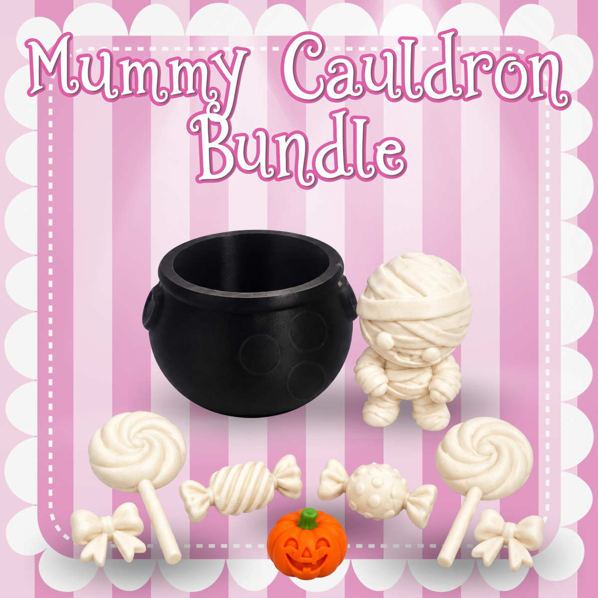 3D Mesh File - Mummy Cauldron Bundle