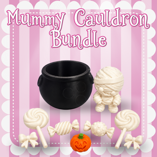 3D Mesh File - Mummy Cauldron Bundle